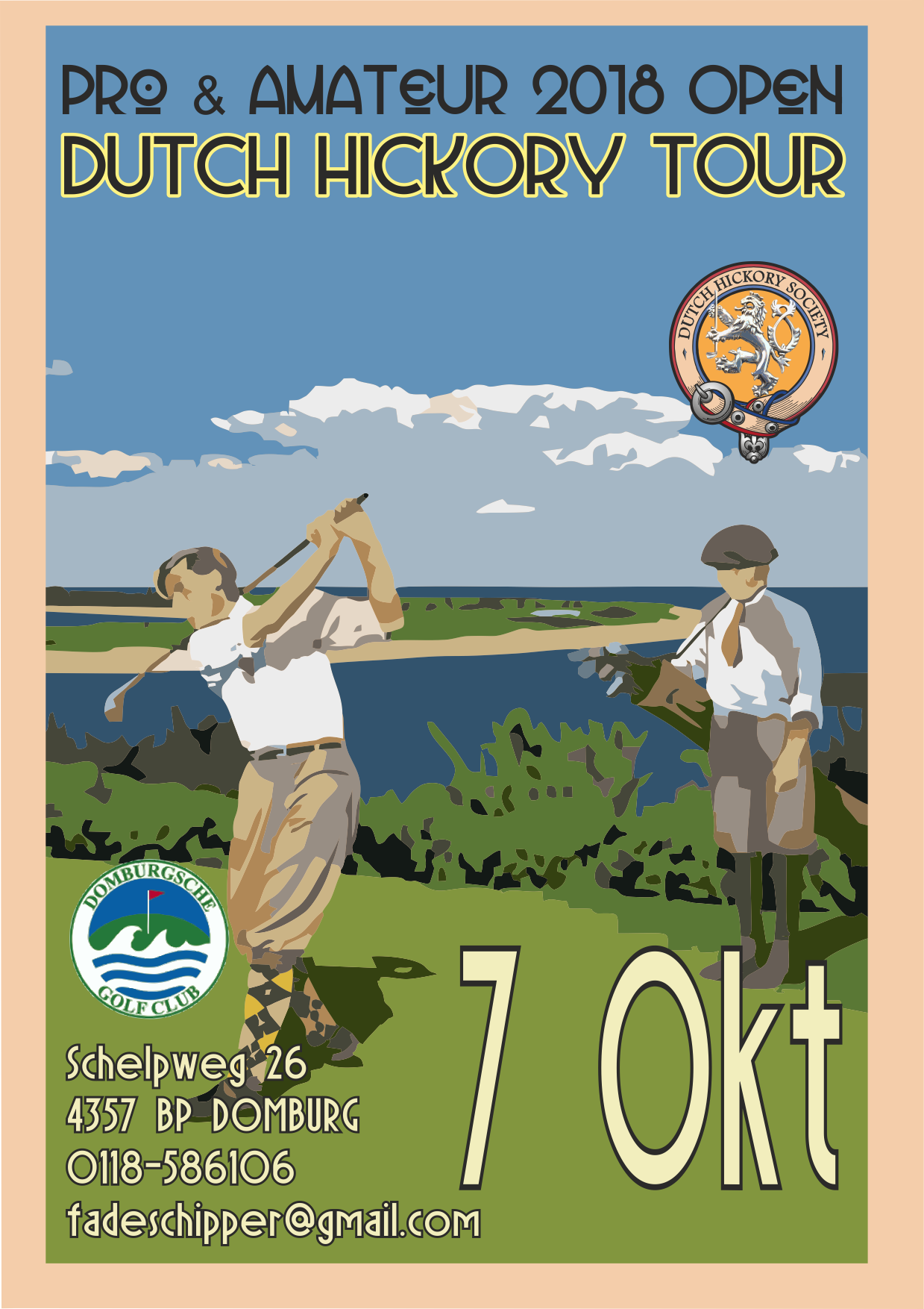 Domburgsche Hickory Open Championship 7 October 2018
