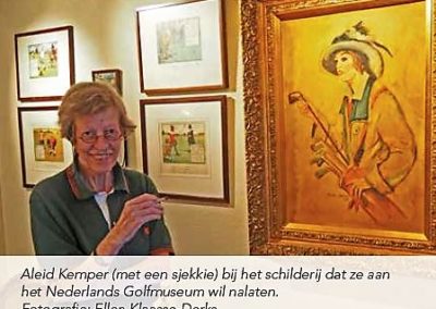 Golf-erfenis van Aleid Kemper gedoneerd aan museum