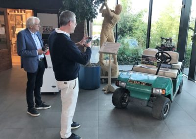 NGF director Jeroen Stevens visits golfmuseum