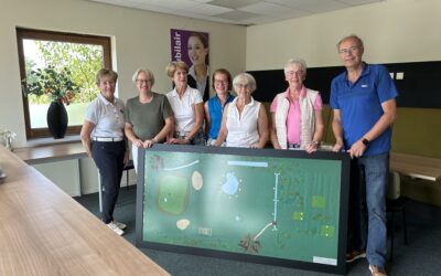 Donatie van Leskleed Golfregels en putter